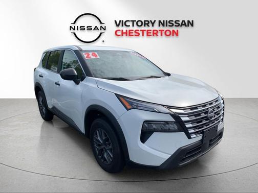Glacier White 2024 Nissan Rogue S