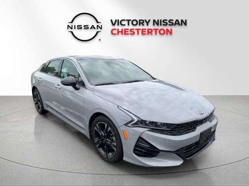 Wolf Gray 2021 Kia K5 GT-Line