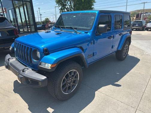 Hydro Blue Pearlcoat 2021 Jeep Wrangler Unlimited Unlimited 80th Anniversary