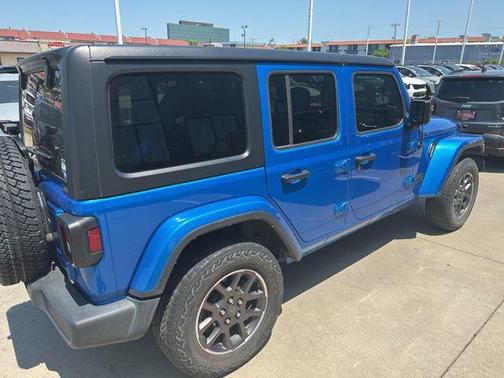 Hydro Blue Pearlcoat 2021 Jeep Wrangler Unlimited Unlimited 80th Anniversary