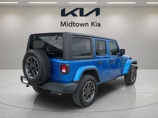 Hydro Blue Pearlcoat 2021 Jeep Wrangler Unlimited Unlimited 80th Anniversary