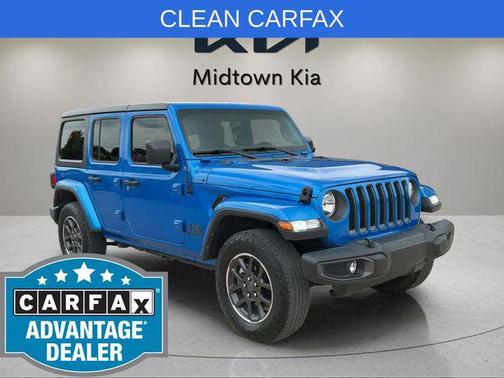 Hydro Blue Pearlcoat 2021 Jeep Wrangler Unlimited Unlimited 80th Anniversary