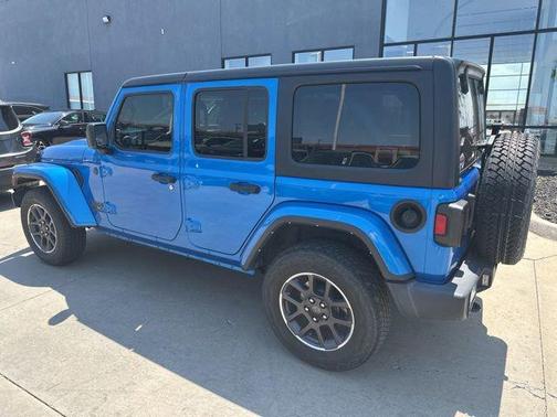 Hydro Blue Pearlcoat 2021 Jeep Wrangler Unlimited Unlimited 80th Anniversary