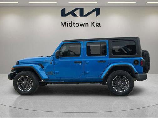 Hydro Blue Pearlcoat 2021 Jeep Wrangler Unlimited Unlimited 80th Anniversary