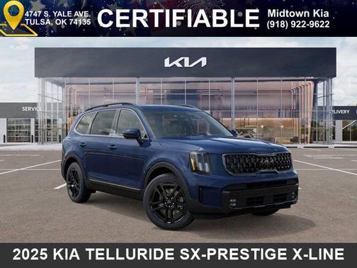 Midnight Lake Blue 2025 Kia Telluride SX-Prestige X-Line