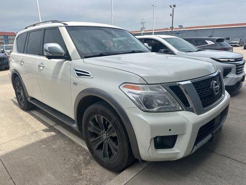 Pearl White 2017 Nissan Armada Platinum