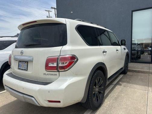 Pearl White 2017 Nissan Armada Platinum