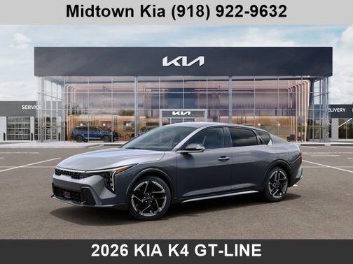 Steel Gray 2026 Kia K4 GT-Line