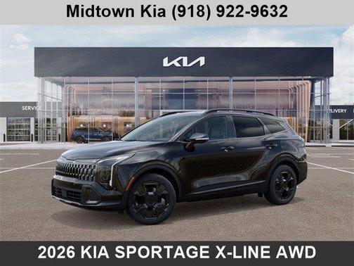 Ebony Black 2026 Kia Sportage X-Line