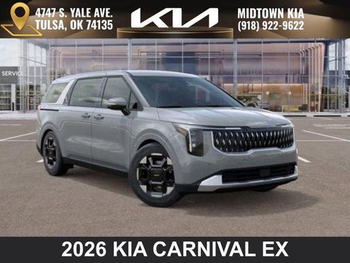 Ceramic Silver 2026 Kia Carnival EX