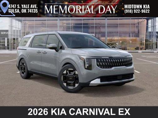 Ceramic Silver 2026 Kia Carnival EX
