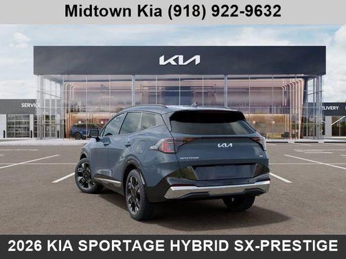 Heritage Blue 2026 Kia Sportage Hybrid SX-Prestige