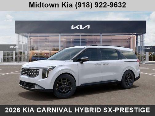Snow White Pearl 2026 Kia Carnival Hybrid SX Prestige