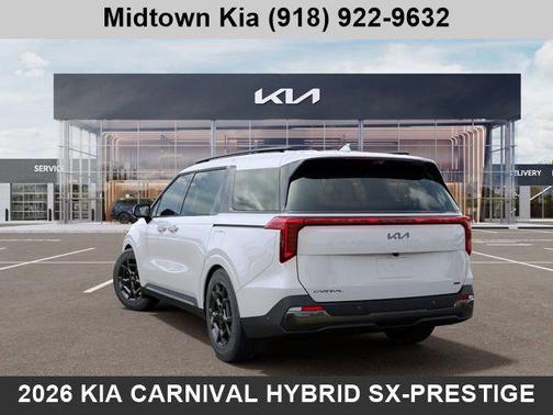 Snow White Pearl 2026 Kia Carnival Hybrid SX Prestige