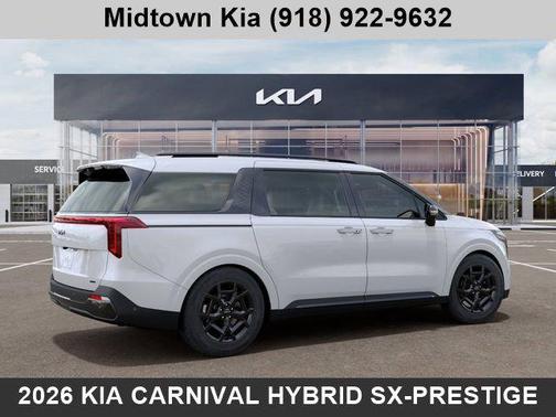 Snow White Pearl 2026 Kia Carnival Hybrid SX Prestige