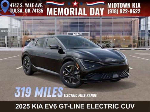 Ebony Black 2025 Kia EV6 GT-Line