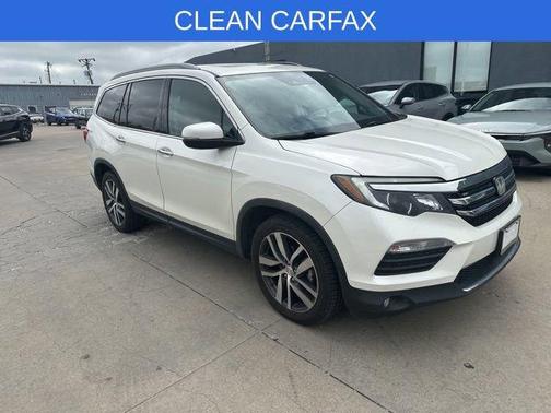 White Diamond Pearl 2018 Honda Pilot Elite