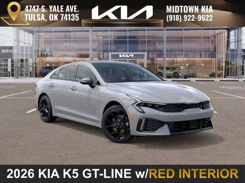 Wolf Gray 2026 Kia K5 GT-Line FWD