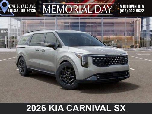 Ivory Silver 2026 Kia Carnival SX