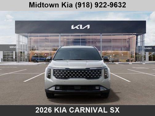 Ivory Silver 2026 Kia Carnival SX