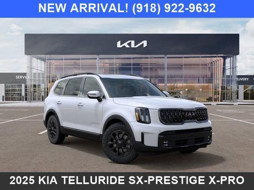 Glacial White Pearl 2025 Kia Telluride SX-Prestige X-Pro