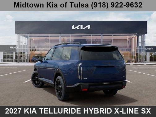 Midnight Lake Blue 2027 Kia Telluride Hybrid X-Line SX