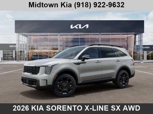 Ivory Silver 2026 Kia Sorento SX