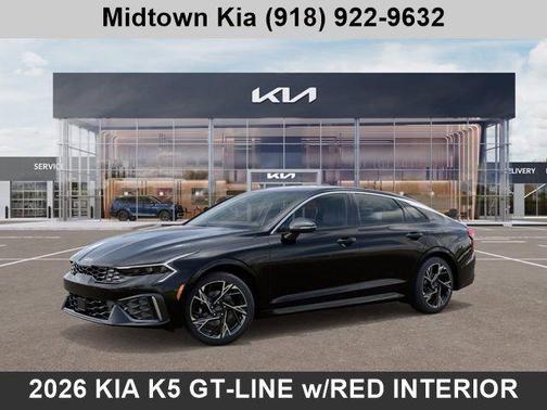 Aurora Black Pearl 2026 Kia K5 GT-Line FWD