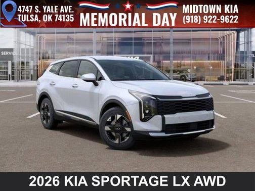Glacial White Pearl 2026 Kia Sportage LX