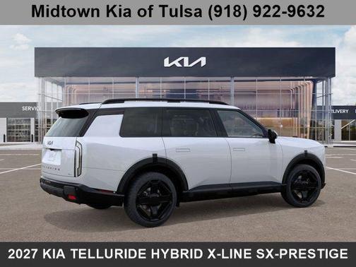Glacial White Pearl 2027 Kia Telluride Hybrid X-Line SX-Prestige