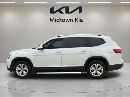 Pure White 2018 Volkswagen Atlas 3.6L SE w/Technology