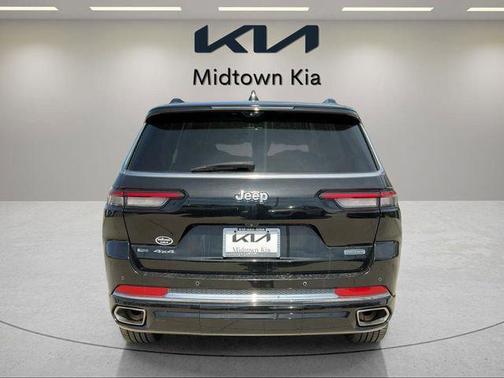 Diamond Black Crystal Pearlcoat 2021 Jeep Grand Cherokee L Overland