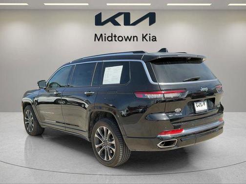 Diamond Black Crystal Pearlcoat 2021 Jeep Grand Cherokee L Overland