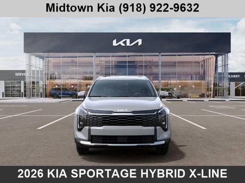 Wolf Gray 2026 Kia Sportage Hybrid EX