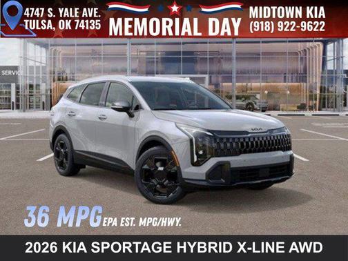 Wolf Gray 2026 Kia Sportage Hybrid EX