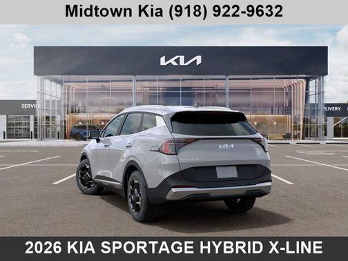 Wolf Gray 2026 Kia Sportage Hybrid EX