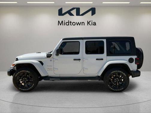Bright White Clearcoat 2023 Jeep Wrangler 4xe Sahara