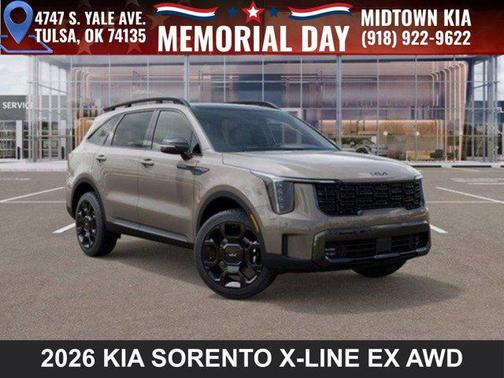 Road Rider Brown 2026 Kia Sorento EX