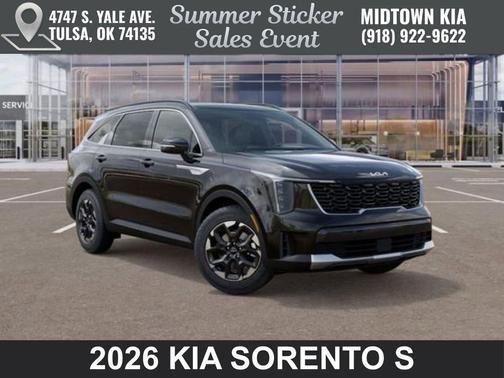 Ebony Black 2026 Kia Sorento S