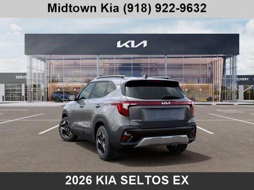 Steel Gray 2026 Kia Seltos EX