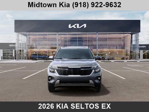 Steel Gray 2026 Kia Seltos EX