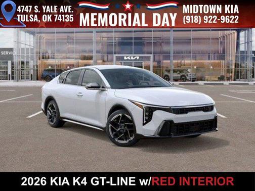 Snow White Pearl 2026 Kia K4 GT-Line