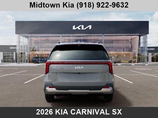 Ceramic Silver 2026 Kia Carnival SX
