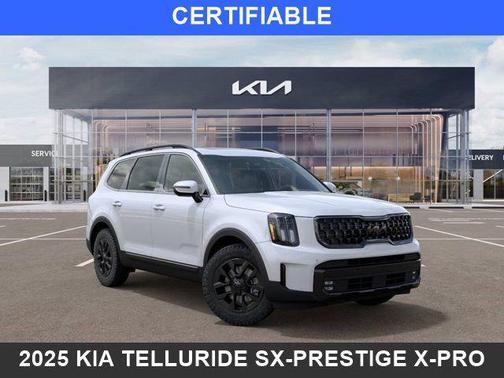 Glacial White Pearl 2025 Kia Telluride SX-Prestige X-Pro