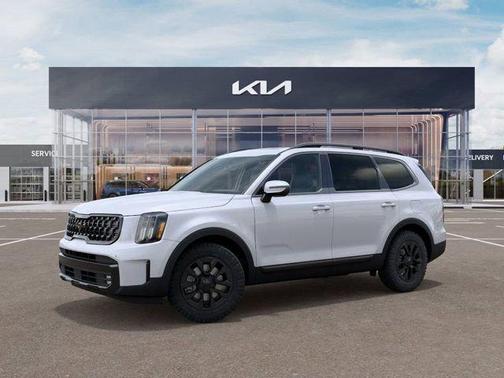 Glacial White Pearl 2025 Kia Telluride SX-Prestige X-Pro
