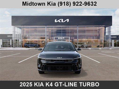 Aurora Black Pearl 2025 Kia K4 GT-Line Turbo