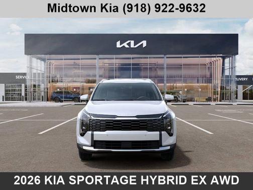 Snow White Pearl 2026 Kia Sportage Hybrid EX