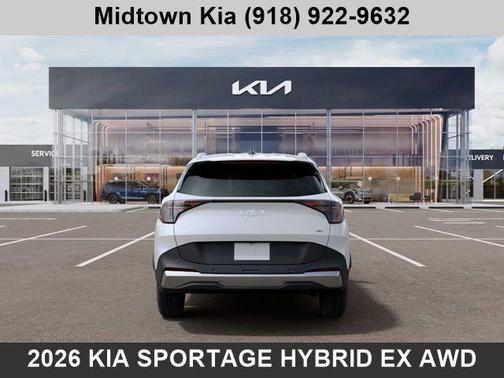 Snow White Pearl 2026 Kia Sportage Hybrid EX