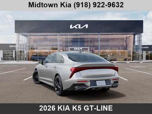 Steel Matte Gray 2026 Kia K5 GT-Line FWD
