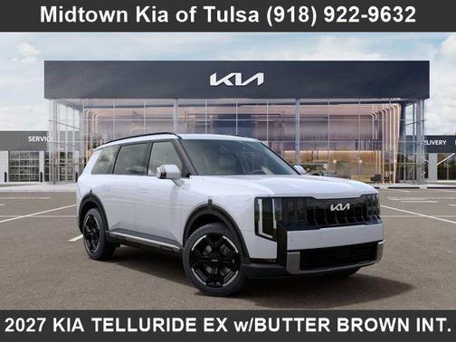 Glacial White Pearl 2027 Kia Telluride EX
